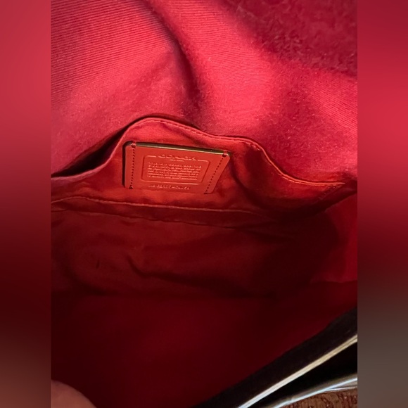 Coach Saddle Bag With Horse And Carriage Dot Print - Picture 8 of 10